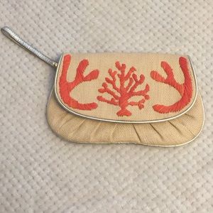 Felix Ray Coral Wristlet